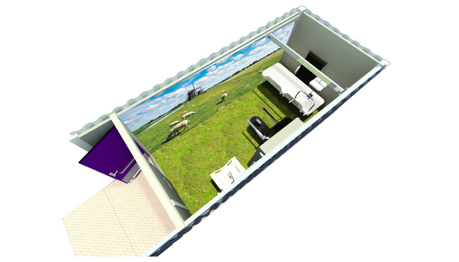 container wit v02 Mobile Changing Places unit